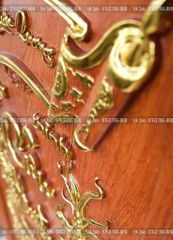 Tranh Thờ Cửu Huyền Thất Tổ Gỗ Hương Đá Kích Thước 107*107 Cm