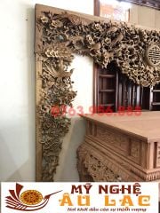 Cửa Võng Gỗ Mai Điểu Gỗ Gụ Mẫu 1