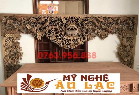 Cửa Võng Gỗ Mai Điểu Gỗ Gụ Mẫu 1