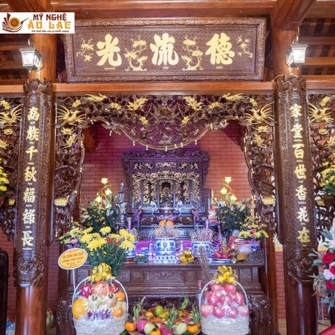 Cửa Võng Gỗ Tứ Linh Gỗ Hương Đá