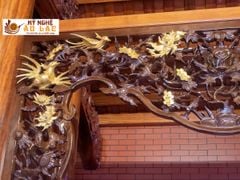 Cửa Võng Gỗ Tứ Linh Gỗ Hương Đá