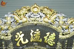 Cuốn Thư Câu Đối Đồng Vàng Giả Cổ Kích Thước Cuốn Thư 155*80 - Câu Đối Ôm Cột 155*21