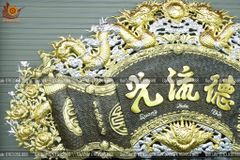 Cuốn Thư Câu Đối Đồng Vàng Giả Cổ Kích Thước Cuốn Thư 155*80 - Câu Đối Ôm Cột 155*21