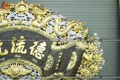 Cuốn Thư Câu Đối Đồng Vàng Giả Cổ Kích Thước Cuốn Thư 155*80 - Câu Đối Ôm Cột 155*21