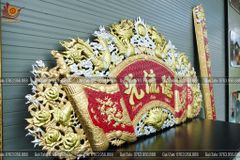 Cuốn Thư Câu Đối Đồng Vàng Sơn Son Thếp Vàng Kích Thước Cuốn Thư 155*80 - Câu Đối Ôm Cột 155*24.5