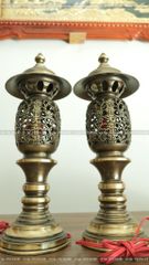 Phụ Kiện Đồng Vàng - Màu Giả Cổ - Đèn Dứa 4