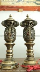 Phụ Kiện Đồng Vàng - Màu Giả Cổ - Đèn Dứa 2