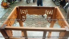 Bàn Thờ Đứng Gỗ Gõ Đỏ Kích Thước Cao 125, Sâu 69, Rộng 97 Chân 8