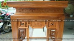 Bàn Thờ Đứng Gỗ Gõ Đỏ Kích Thước Cao 125, Sâu 69, Rộng 97 Chân 8