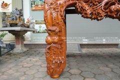 Bàn thờ đứng  - Án gian vua sập thờ gỗ kích thước 1m97 dạ tiền nguyên khối dày 10cm