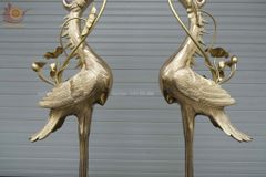 Bộ Ngũ Sự Bằng Đồng Cát Tút  Song Long Chầu Nguyệt Cao 50 Catut + Bộ Ngai Chén