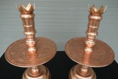 Nhân bản từ Bộ Ngũ Sự Bằng Đồng Đỏ Cao 70 Song Long Chầu Mặt Nguyệt Đồng Đỏ Mộc