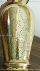 Phụ Kiện Đúc Thủ Công Lục Bình 38 Catut Ám Hoa Văn