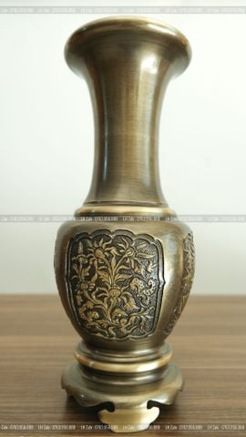 Phụ Kiện Đồng Vàng - Màu Giả Cổ - Lục Bình 36