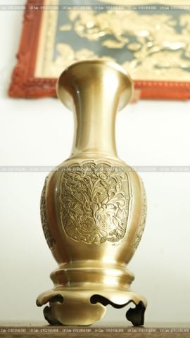 Phụ Kiện Đồng Vàng - Màu Vàng Mộc - Lục Bình 50