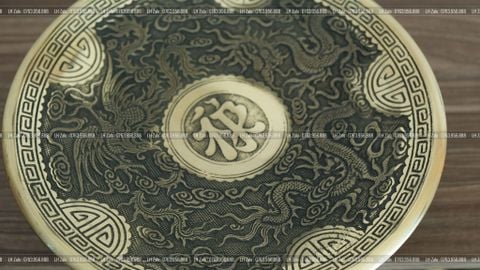 Phụ Kiện Đồng Vàng - Màu Giả Cổ - Mâm Bồng 40