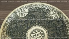 Phụ Kiện Đồng Vàng - Màu Giả Cổ - Mâm Bồng 25