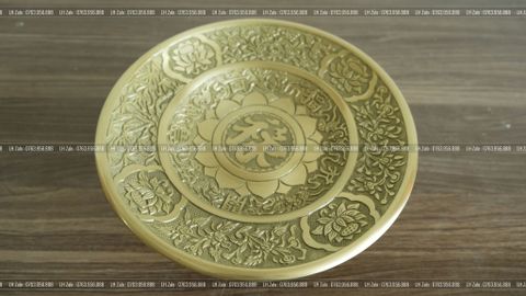 Phụ Kiện Đồng Vàng - Màu Vàng Mộc - Mâm Bồng 25