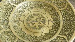 Phụ Kiện Đồng Vàng - Màu Vàng Mộc - Mâm Bồng 30