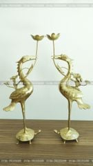 Đỉnh Đồng Ngũ Sự Bằng Đồng Cát Tút Song Long Chầu Nguyệt Cao 50 Cm