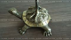 Bộ Tam Sự Hạc Bằng Đồng Vàng Giả Cổ Song Long Chầu Nguyệt Cao 60 Cm
