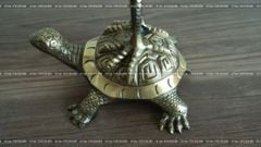 Bộ Tam Sự Hạc Bằng Đồng Vàng Giả Cổ Song Long Chầu Nguyệt Cao 65 Cm