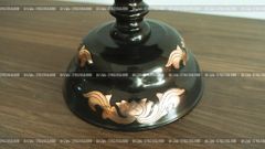 Đỉnh Đồng Ngũ Sự Bằng Đồng Đỏ Phớt Nỉ Nguyên Khối Song Long Chầu Nguyệt Cao 50 Cm