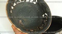 Đỉnh Đồng Ngũ Sự Bằng Đồng Đỏ Phớt Nỉ Nguyên Khối Song Long Chầu Nguyệt Cao 60 Cm