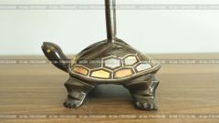 Bộ Tam Sự Hạc Bằng Đồng Đỏ Khảm Tam Khí Song Long Chầu Nguyệt Cao 60 Cm