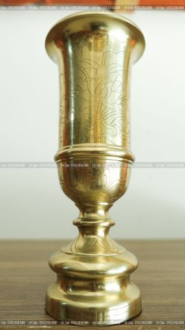 Phụ Kiện Đúc Thủ Công Ống Hương 29 Catut Ám Hoa Văn