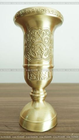 Phụ Kiện Đồng Vàng - Màu Vàng Mộc - Ống Hương 33