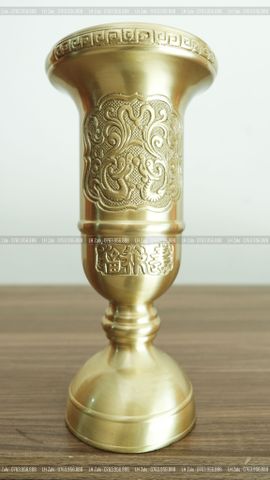 Phụ Kiện Đồng Vàng - Màu Vàng Mộc - Ống Hương 29
