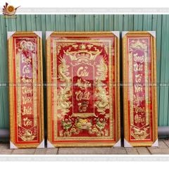 Cửu Huyền Thất Tổ Đồng Khung Nhựa Có Kính