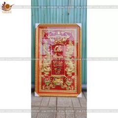 Cửu Huyền Thất Tổ Đồng Khung Nhựa Có Kính