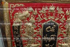 Cửu Huyền Thất Tổ Đồng Khung Đồng Kích Thước 100*100cm