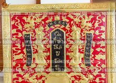 Cửu Huyền Thất Tổ Đồng Khung Đồng Kích Thước 107*89cm