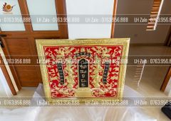Cửu Huyền Thất Tổ Đồng Khung Đồng Kích Thước 107*89cm