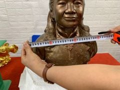 Tượng Đồng Truyền Thần Kích Thước Cao 38 Cm Nặng 18kg