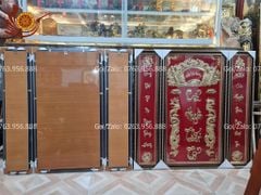 Cửu Huyền Thất Tổ Đồng Khung Nhựa Kích Thước 127*107cm Chữ Việt