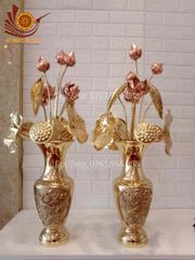 Phụ Kiện Đồng Vàng - Bó Sen 13 Cành