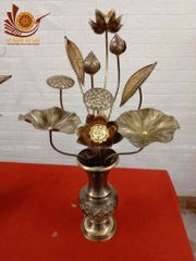 Phụ Kiện Đồng Vàng - Bó Sen 10 Cành