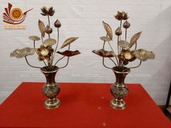 Phụ Kiện Đồng Vàng - Bó Sen 10 Cành