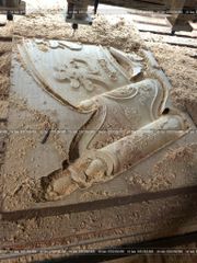 Cuốn Thư Câu Đối Gỗ Nguyên Khối 100% Đức Lưu Quang Dát Vàng Kích Thước Cuốn Thư 175*67*5 - Câu Đối 175*28*4 Gỗ Hương Đỏ