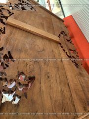 Cuốn Thư Câu Đối Gỗ Gụ Song Long Kích Thước Cuốn Thư 197*87*4 - Câu Đối 197*28*4