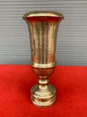 Bộ Ngũ Sự Bằng Đồng Cát Tút  Song Long Chầu Nguyệt Cao 60 Catut + Ống Hương 29 Catut