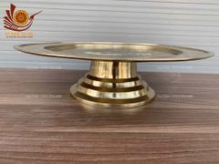 Phụ Kiện Đúc Thủ Công Mâm Bồng 35 Catut Ám Hoa Văn