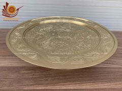 Phụ Kiện Đúc Thủ Công Mâm Bồng 35 Catut Ám Hoa Văn
