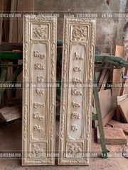 Tranh Thờ Cửu Huyền Thất Tổ Gỗ Gõ Đỏ Nguyên Khối 100% Kích Thước 108*108 Cm