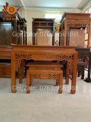 Bàn Thờ Đứng - Án Gian Đục Truyện Kích Thước N175*S89*C117 Gỗ Gõ Đỏ