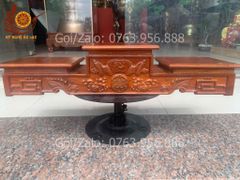 Phụ Kiện Đồ Gỗ - Tam Cấp Bát Hương Gỗ Hương Đá/Gõ Đỏ